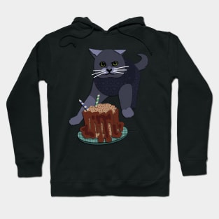 Paper Cut Cats Series! Birthday Time Hoodie